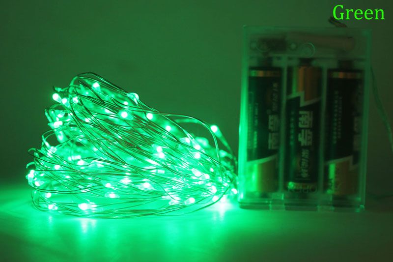 5m 50 Lights Green