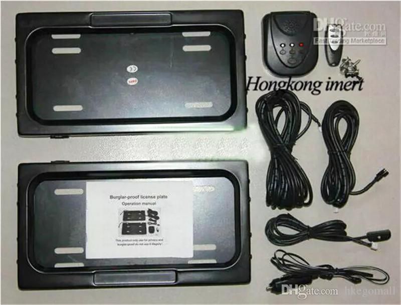 2020 USA Metal Auto/Car Remote Control Licence Plate Holder, Privacy