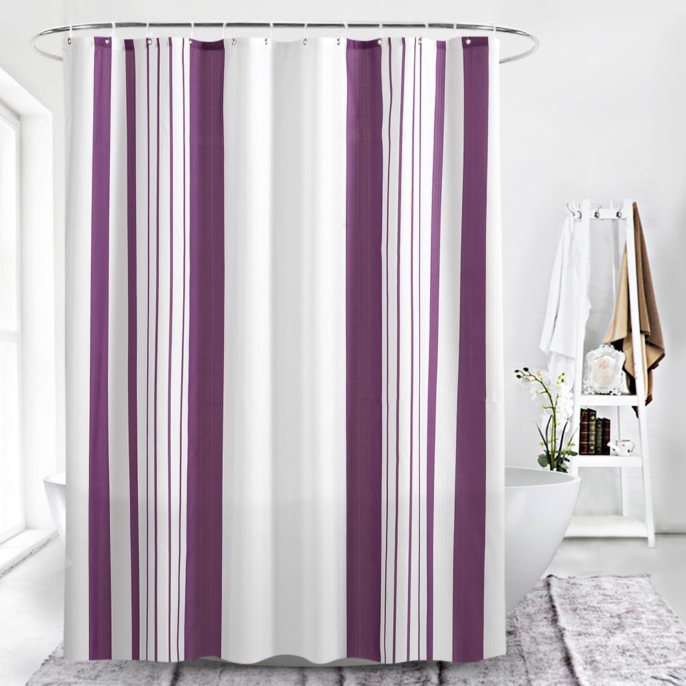 Grosshandel Lila Vertikale Streifen Digitaldruck Wasserdicht Verdickung Duschvorhange Fur Badezimmer Mit Kunststoff Verschluss Bad Accessoires Fur Bad Von Highqualityok4 20 76 Auf De Dhgate Com Dhgate