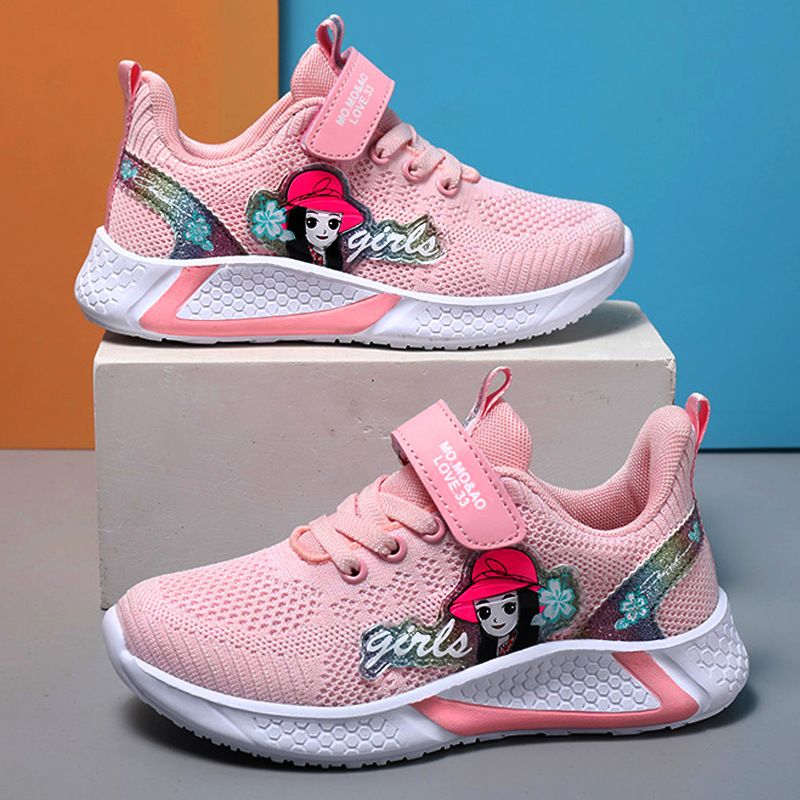 cute pink sneakers