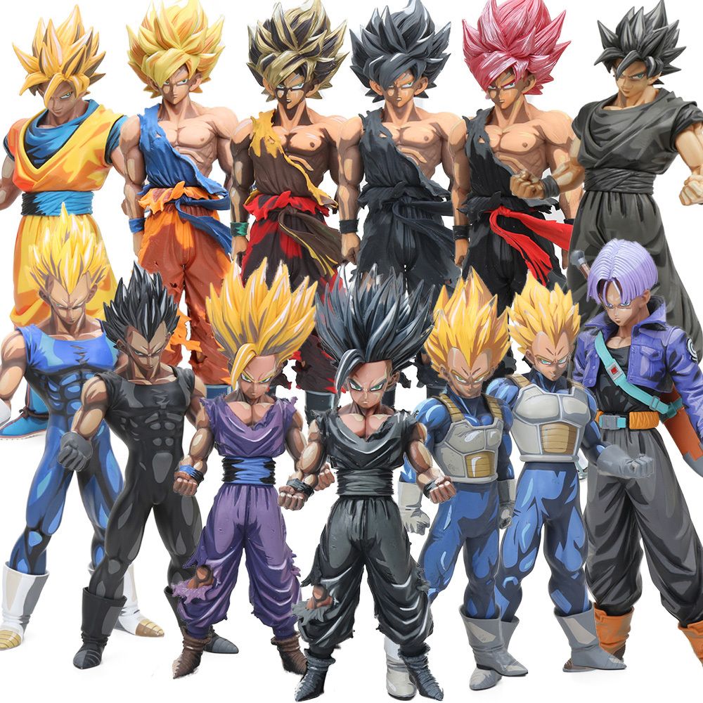2020 12styles 23 34cm Manga Dimensions Vegeta Son Goku Son Gohan Pvc Action Figure Dragon Ball Z Master Stars Piece Model Dolls Msp Y200723 From Luo07 16 25 Dhgate Com