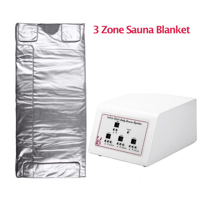 2021 3 Zones Far Infrared Sauna Blankets Sauna Thermal Blanket For