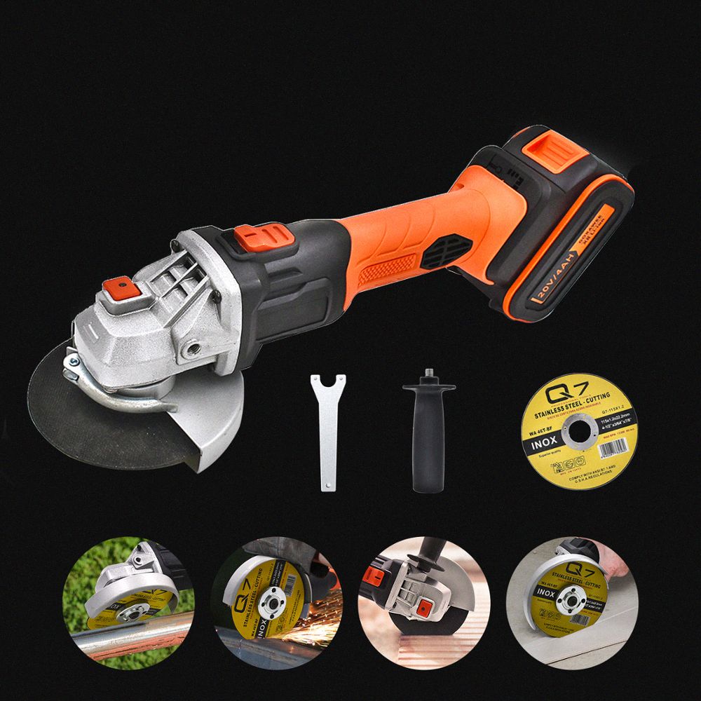 2020 Goxawee Electric Cordless Angle Grinder 20v Rechargeable Lithium Battery 4000mah Grinding Machine Power Tools For Cutting Metal L4zj From Majiu02 138 55 Dhgate Com