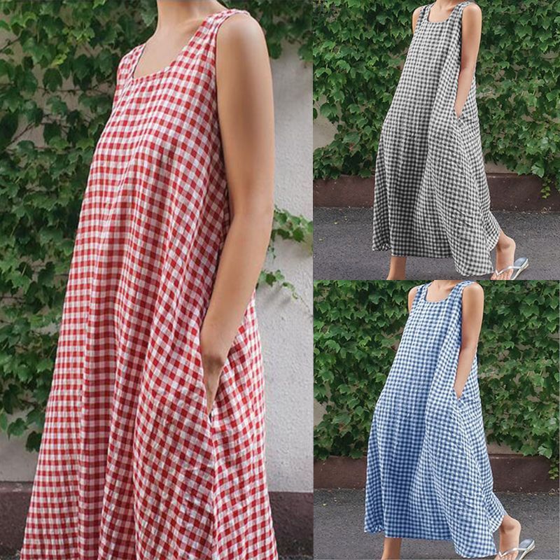 women's cotton sundresses plus size