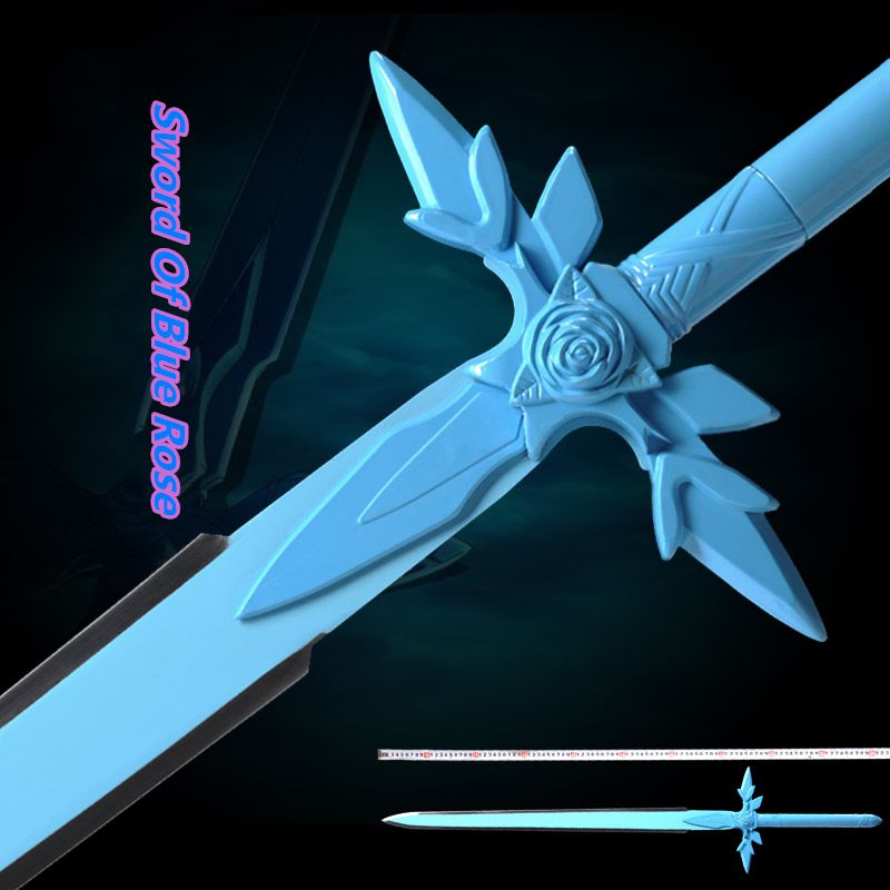 Dhl Shipping Sword Art Online Sao Kirigaya Kazuto Sword Of Green Rose Blue Rose Stainless Steel Sword Cosplay Props Weapons Forget Me Not Cottage Toy Sports Car From Stiven 6 171 84 Dhgate Com