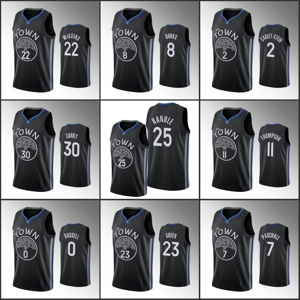 klay thompson black jersey