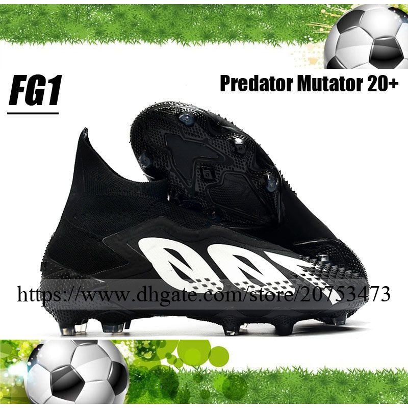 black laceless football boots