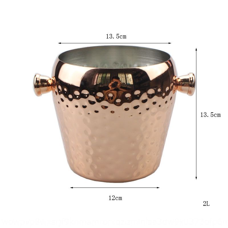 rose gold wine bucket