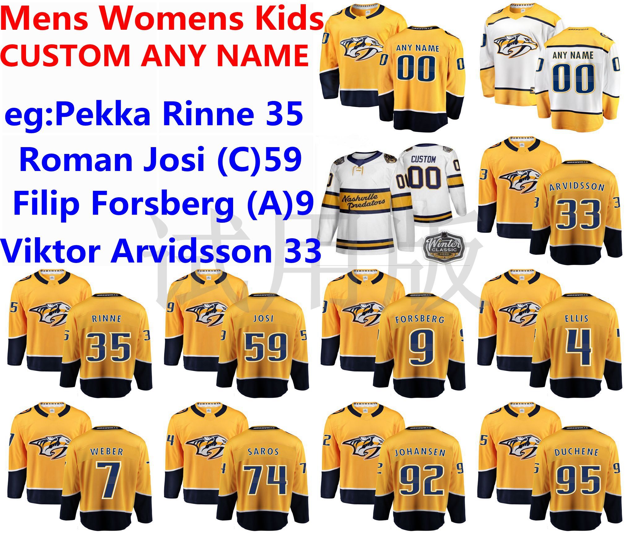 custom nashville predators jersey