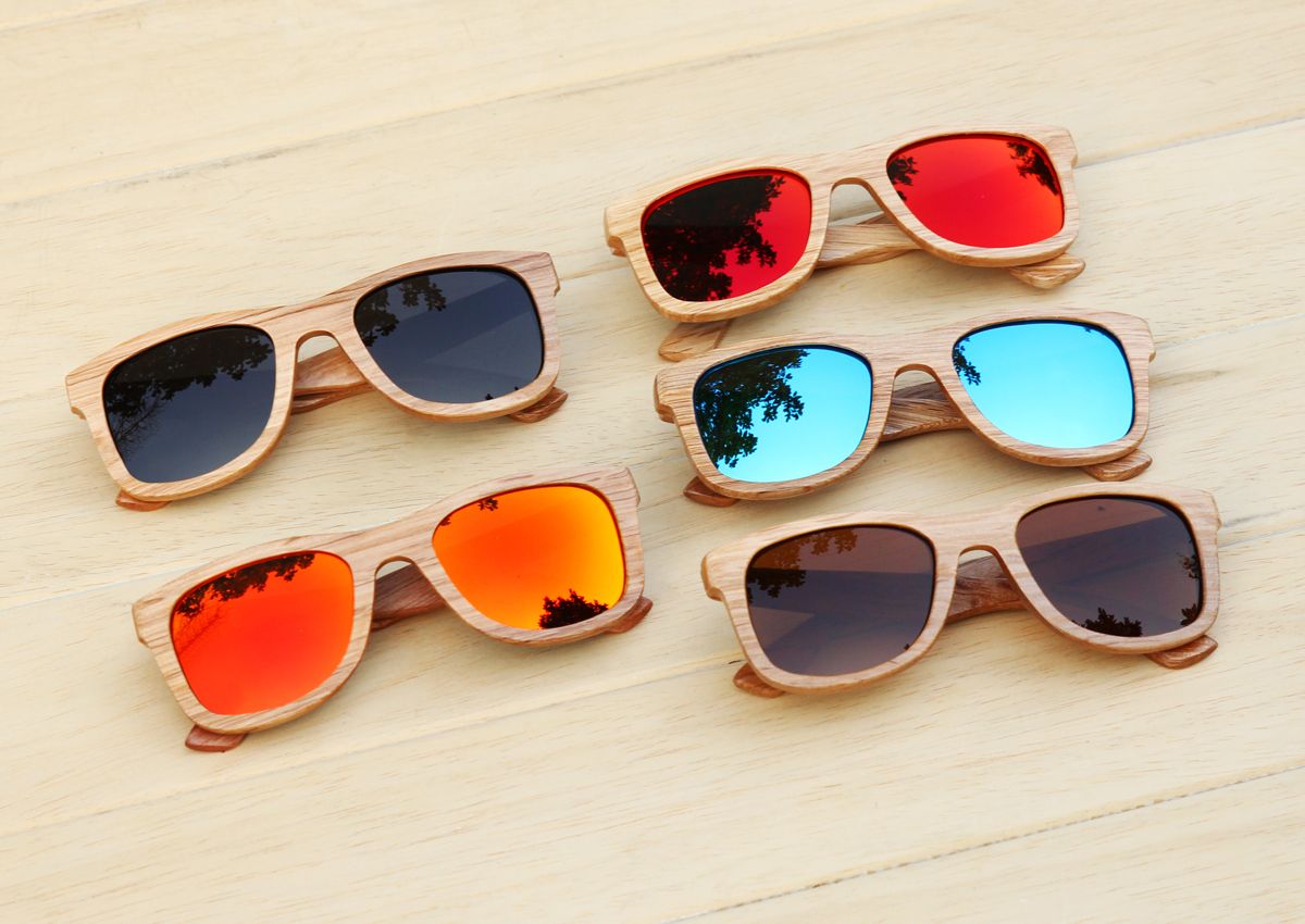 bamboo wood sunglasses