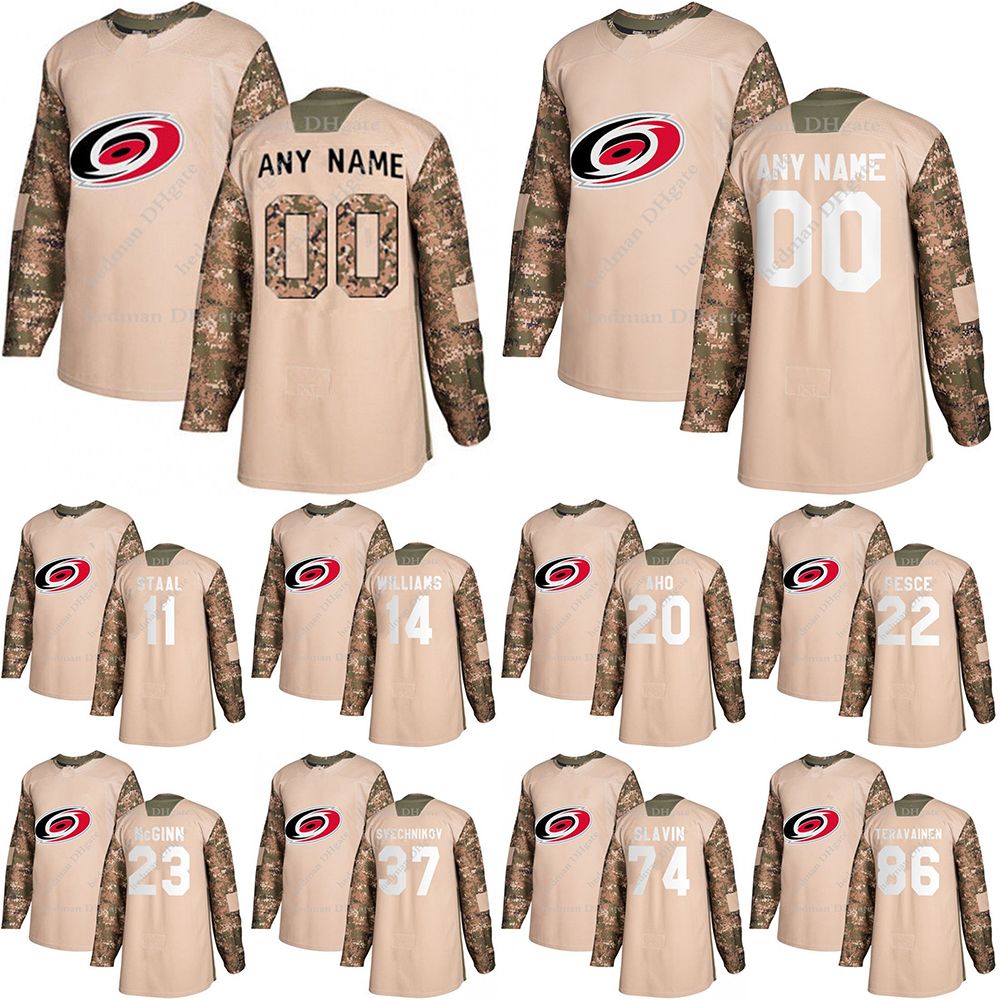 carolina hurricanes camo jersey