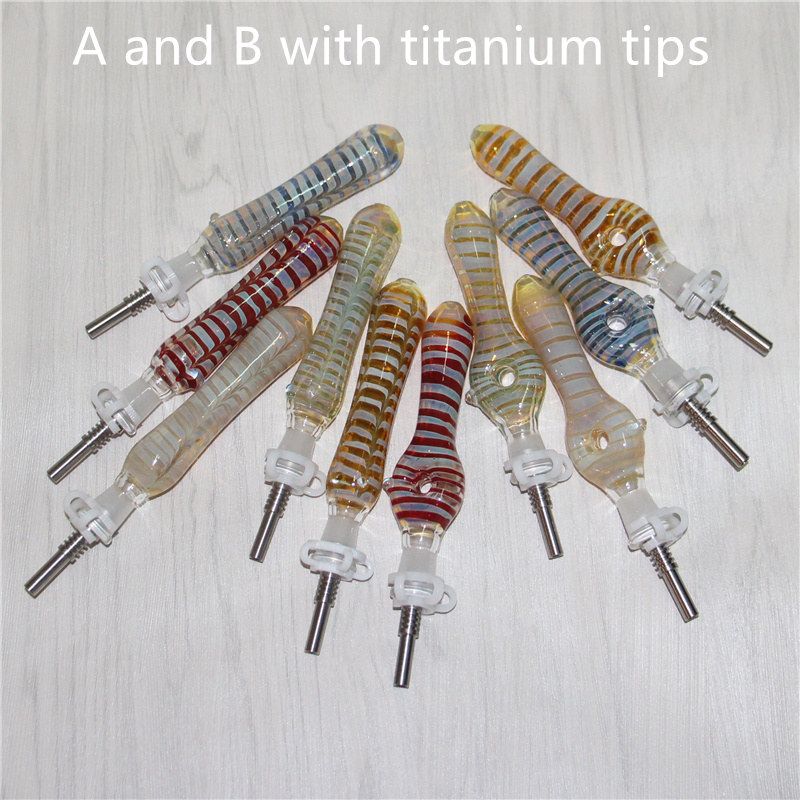 A en B met titanium tips