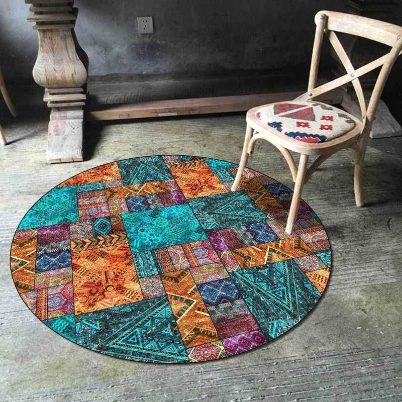 Color : 11, Size : 120cm ppqq Household Carpet Bohemia Mandala Ethnic Style Rug Sitting Room Bedroom Hanging Basket Chair Non-Slip Round Floor Mat for Living Room Decor Carpet Color : 11, Size : 120cm ppqq Household Carpet Bohemia Mandala Ethnic Style Rug Sitting Room Bedroom Hanging Basket Chair Non-Slip Round Floor Mat for Living Room Decor Carpet