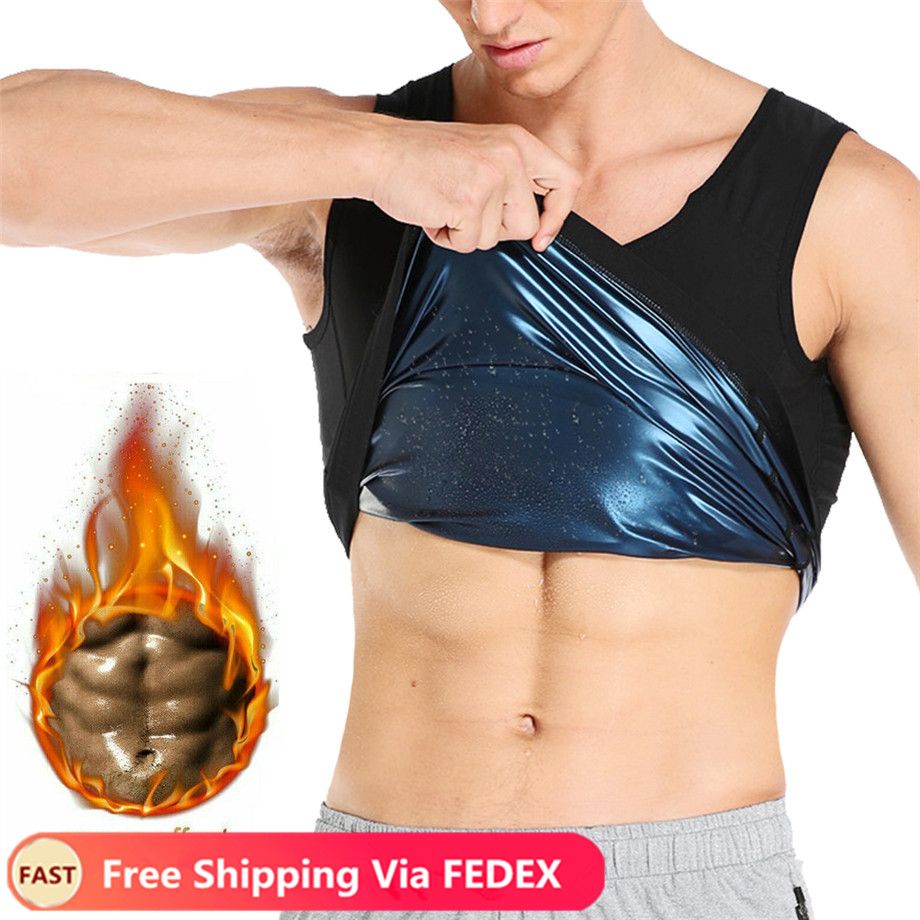 Chaleco Sauna Para Hombre Reductor De Cintura Chaleco Sauna Para Hombre Reductor De Cintura