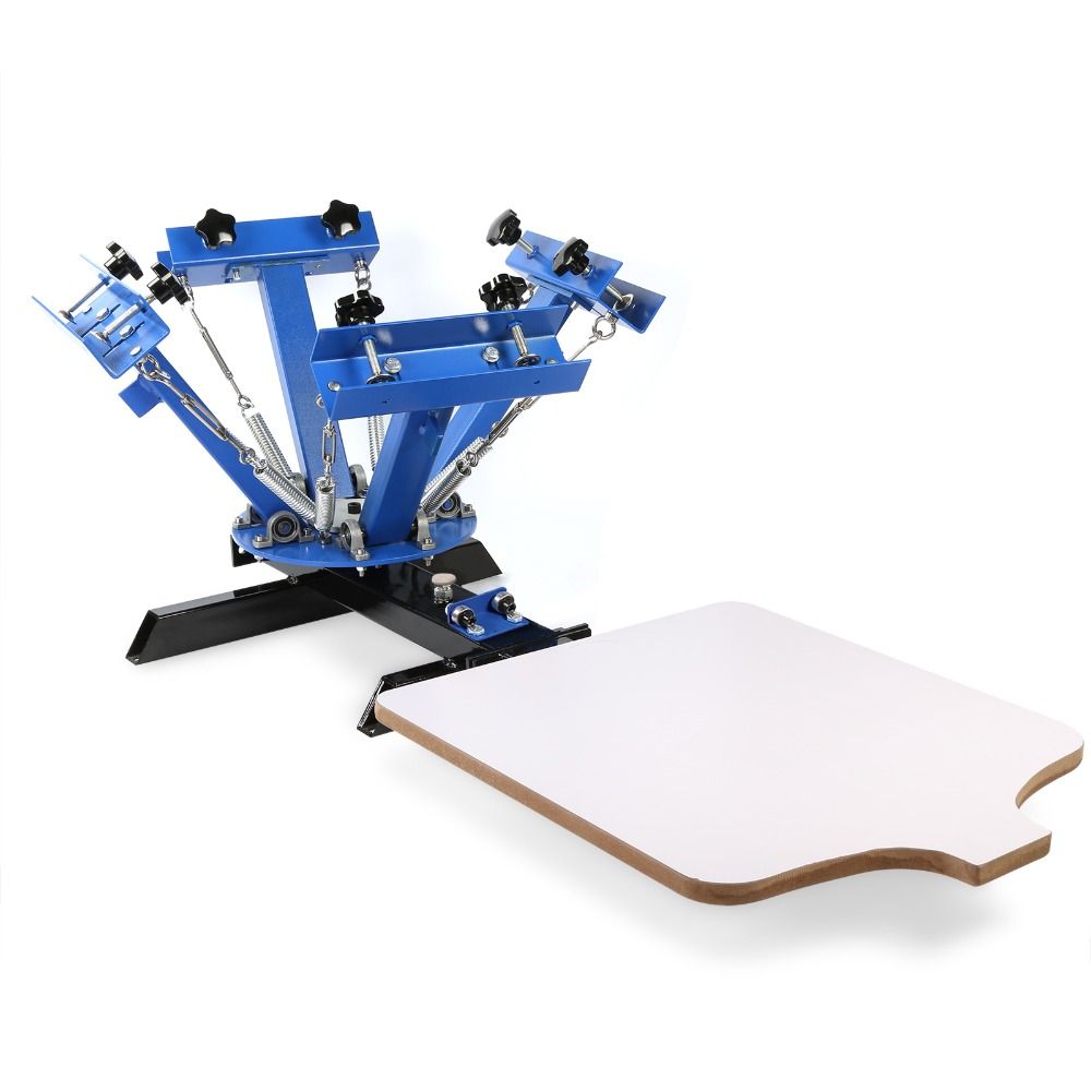 2021 2020 Hot Selling 1 Station Silk Screening Screenprint Machine