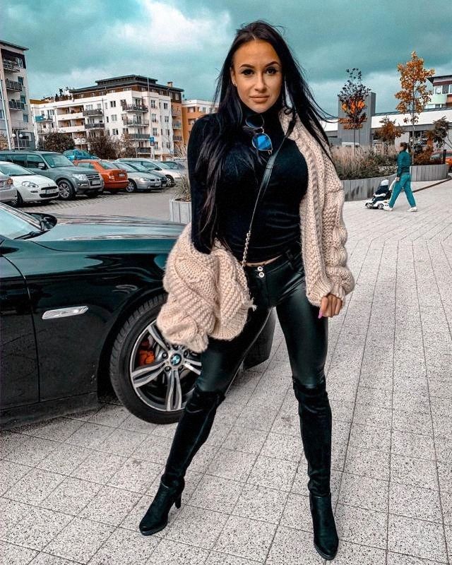 compression leather leggings