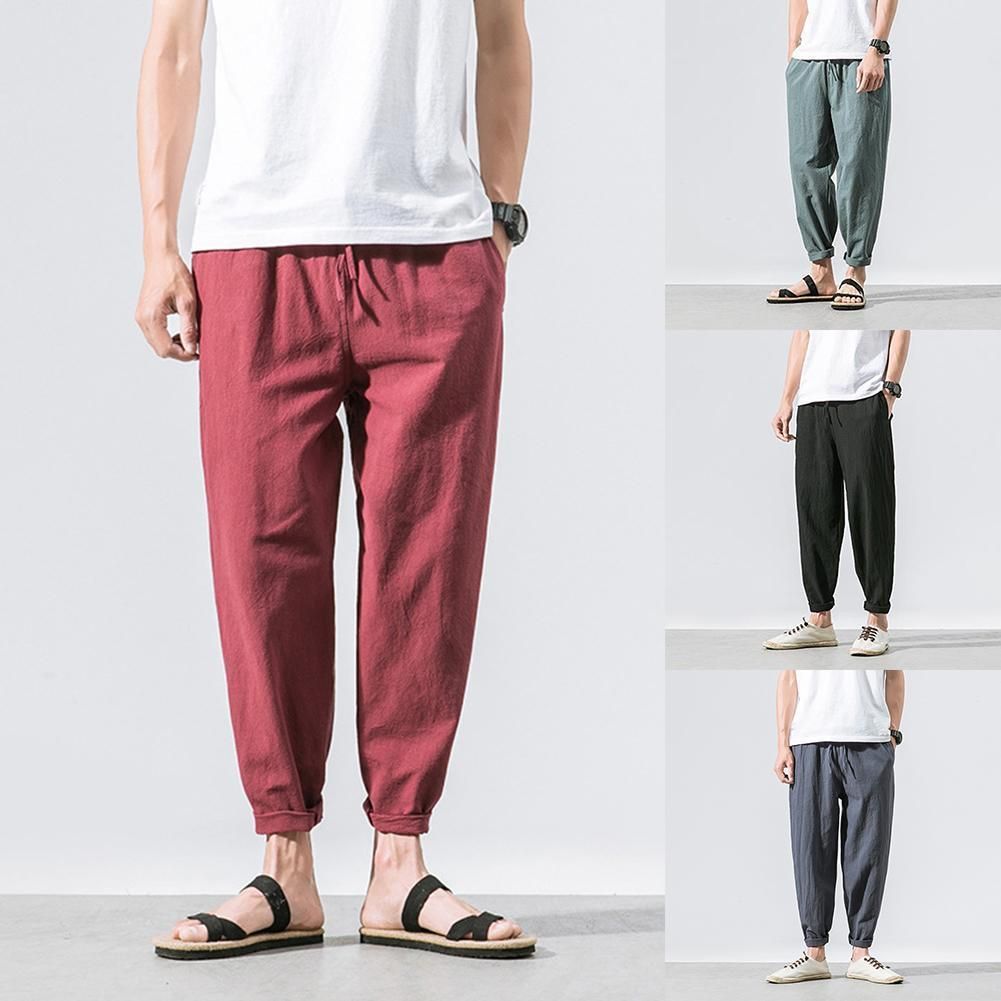 casual solid harem pants