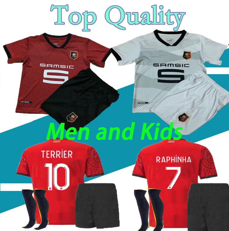 2021 16 XXL Adult Kids 20 21 Rennes Soccer Jersey 2020 ...