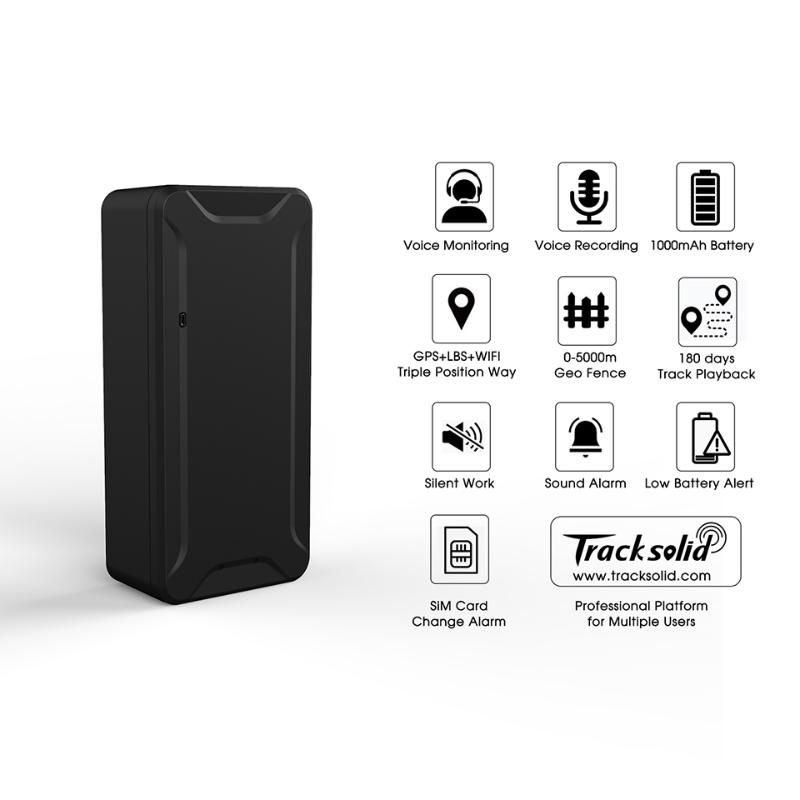Best GPS AT2 Mini GPS Tracker Anti-theft Tracking 1000mAh Battery Geo-fence  Recording for Kid with platform tracking device