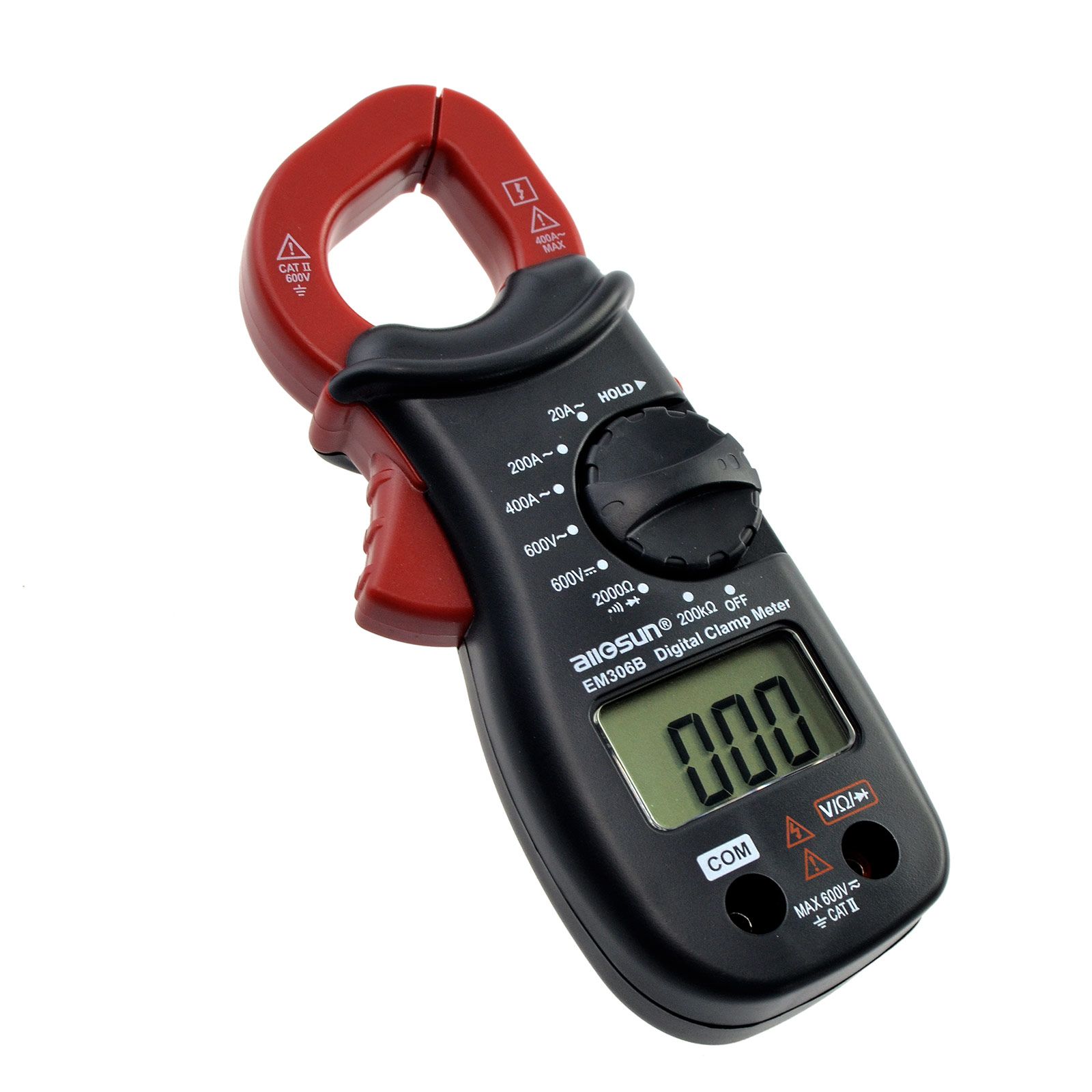 2021 Digital Handheld Clamp Multimeter Dc Ac Voltage Current Clamp Meter Resistance Diode Testlcd Display All Sun Em306b From Allsun 16 09 Dhgate 