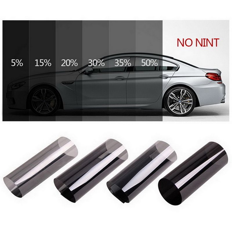 NON-SCRATCH CAR VAN HOME WINDOW TINT FILM SUPER DARK LIMO BLACK  5% 76cm x 3M 