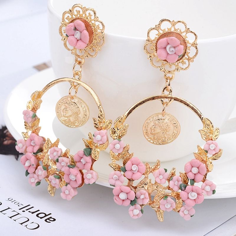 cute pink earrings