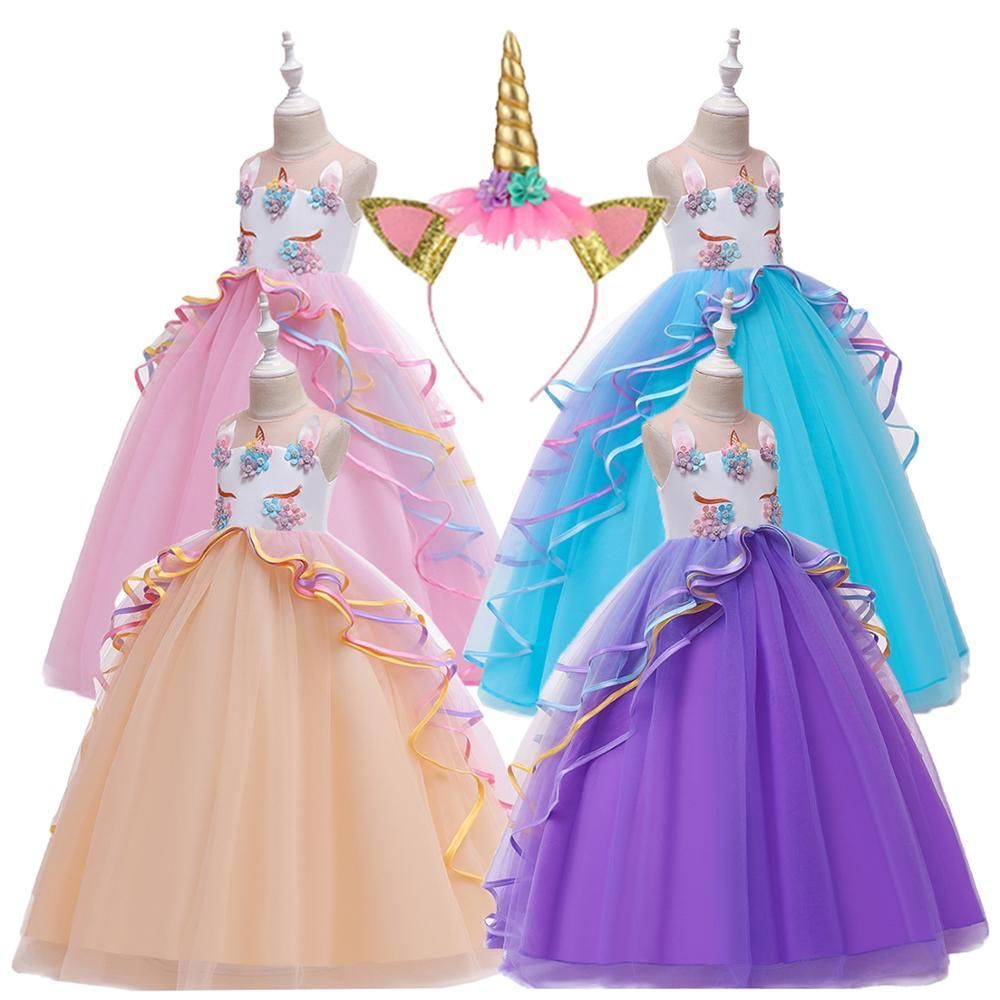 rainbow dress for 5 year old