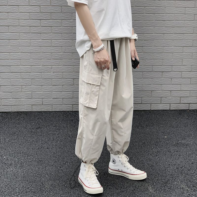 baggy khaki cargo pants for mens