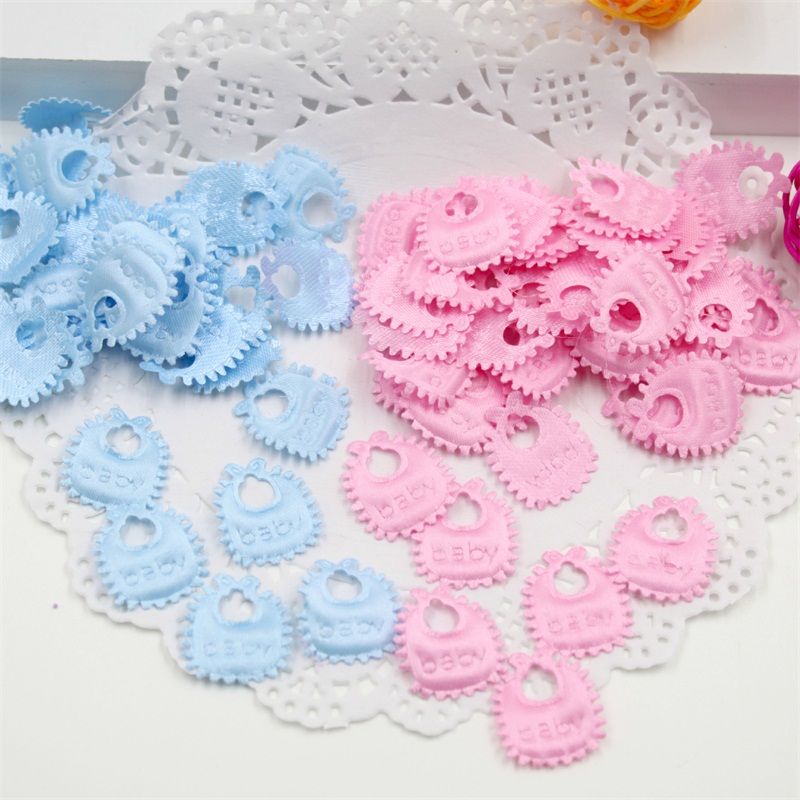 blue and pink baby shower decorations