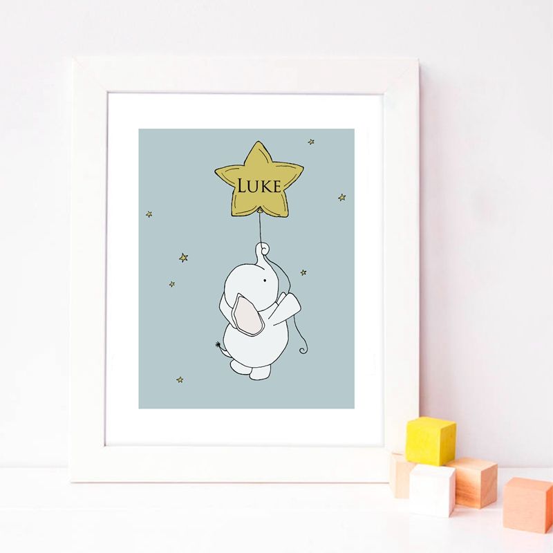 name prints for nursery