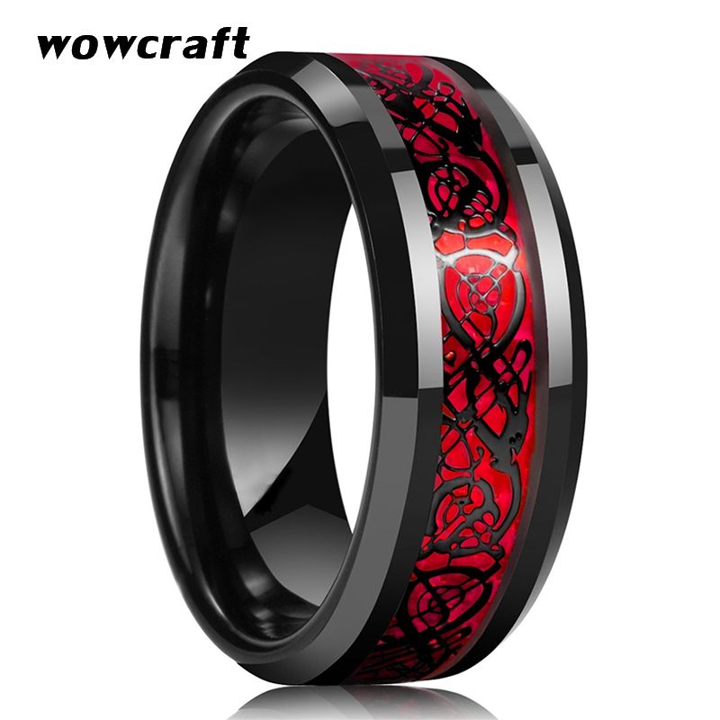 Anillo resina flor cerezo rojo Bisutería creativa Tienda online