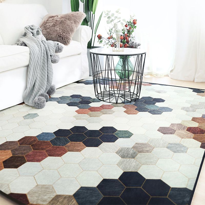 Nordic Minimalist Style Carpets for Living Room Non-slip Cloakroom Mat  Rectangular Flannel Rugs for Bedroom Washable Bedside Rug - AliExpress