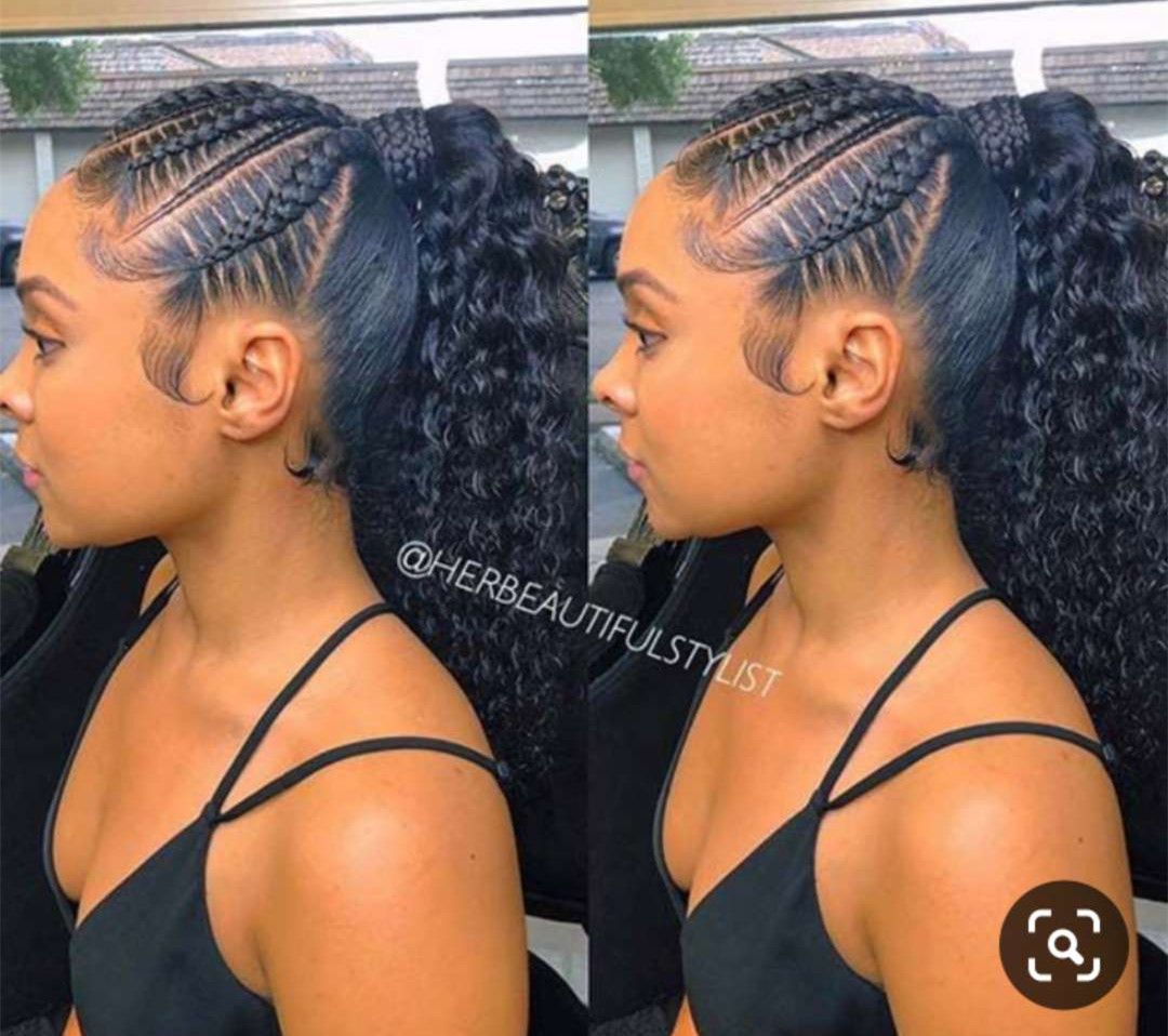 penteado Jet rabo de cavalo preto para as mulheres clipe em preto em trança  weave cabelo humano cordão rabo de cavalo 140g 120g