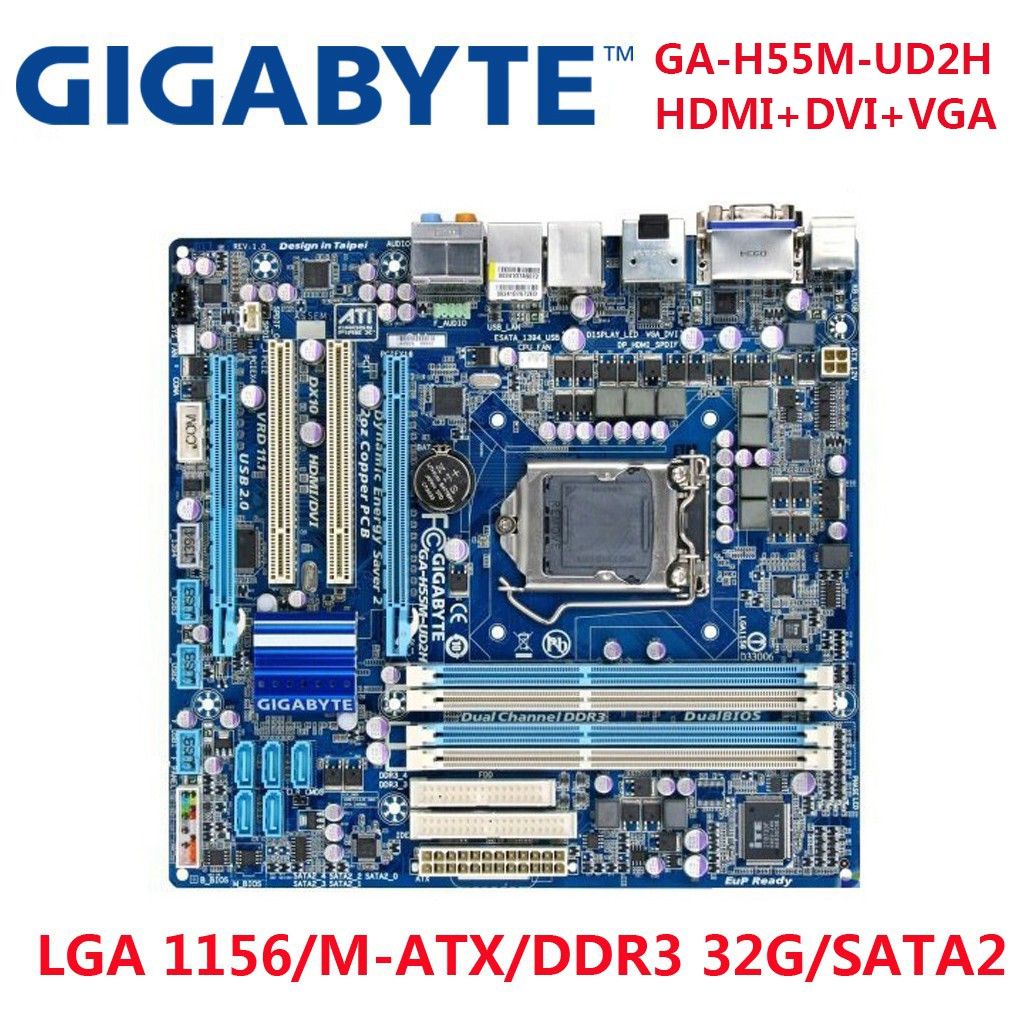 Gigabyte ga h55m ud2h