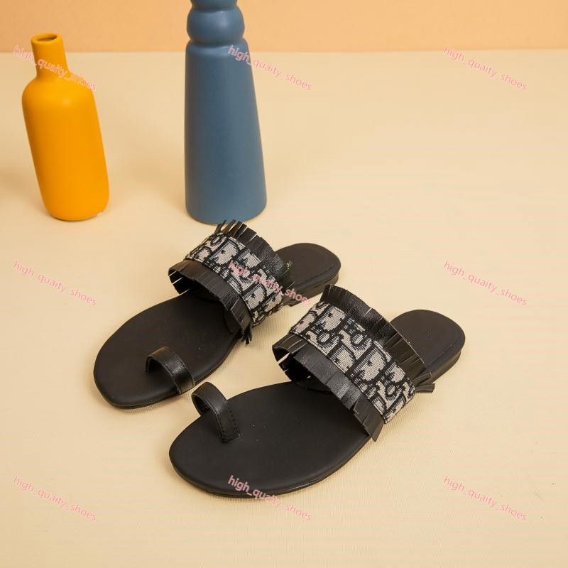 blue and white striped flip flops