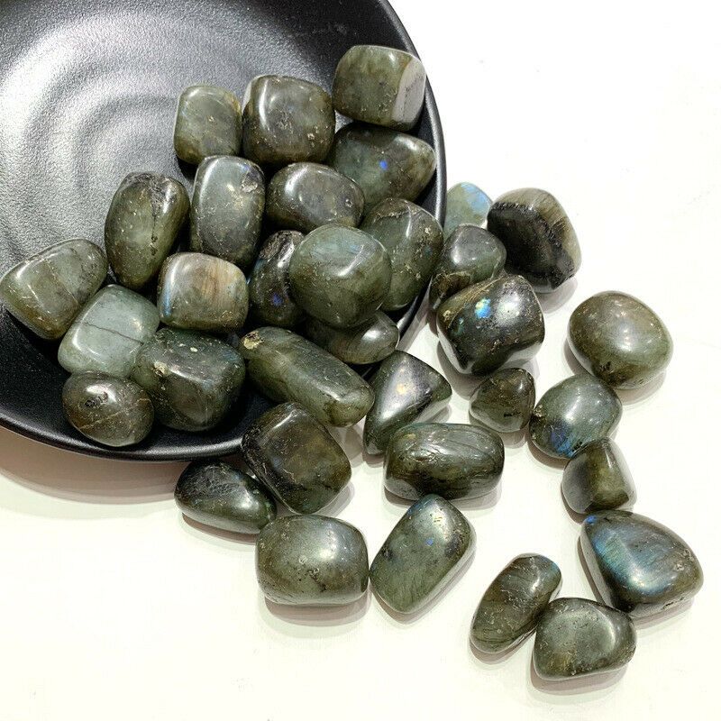 100g Natural Labradorite Moonstone Rocks Mineral Ore Specimen Stones Healing