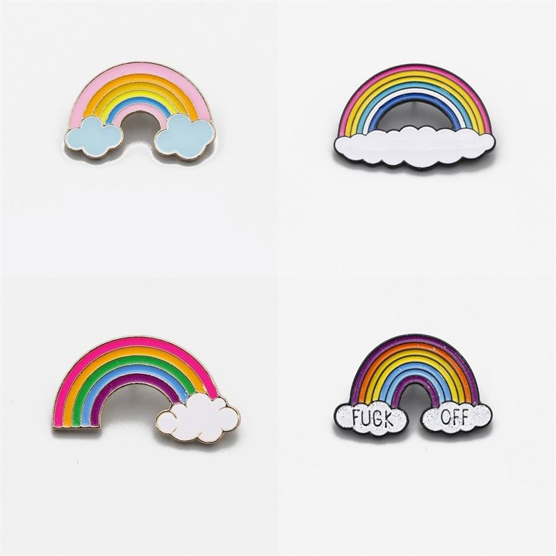 Compra De Dibujos Animados Mini Arco Iris De Colores Broche Precioso Metal Pin Broches Ninos Les Gusta La Manera Simple Accesorios De Vestir Exquisita 2zj Linda E2 Barato Entrega Rapida Y