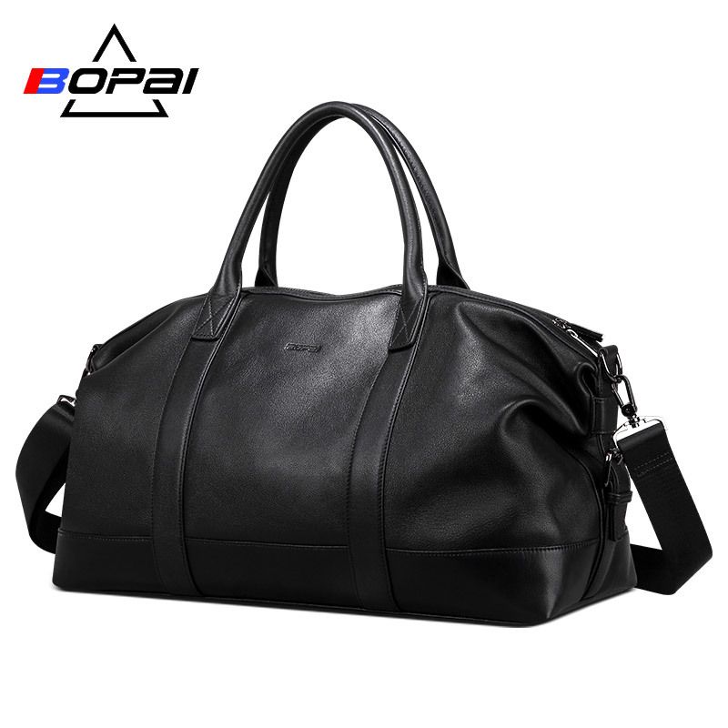 mens travel duffle bag leather