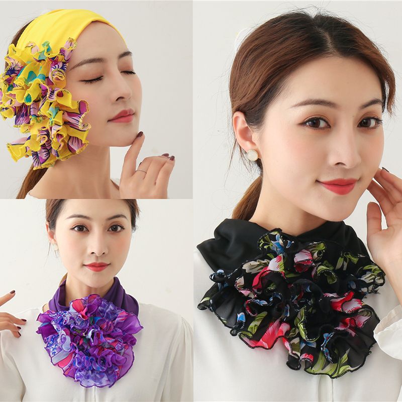 silk neck scarves for women