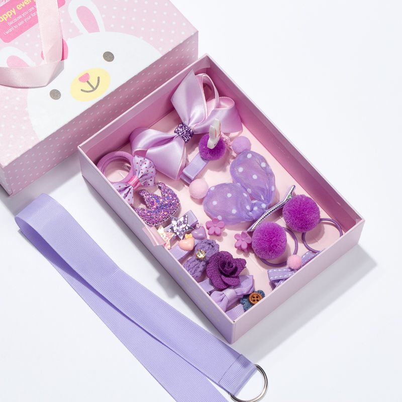 Girls hair accessories purple//lilic hair bands Butterfly