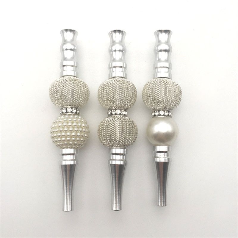 Wholesale Smoking Pipes At 2.91, Get Silvery Plated Hookah Tips