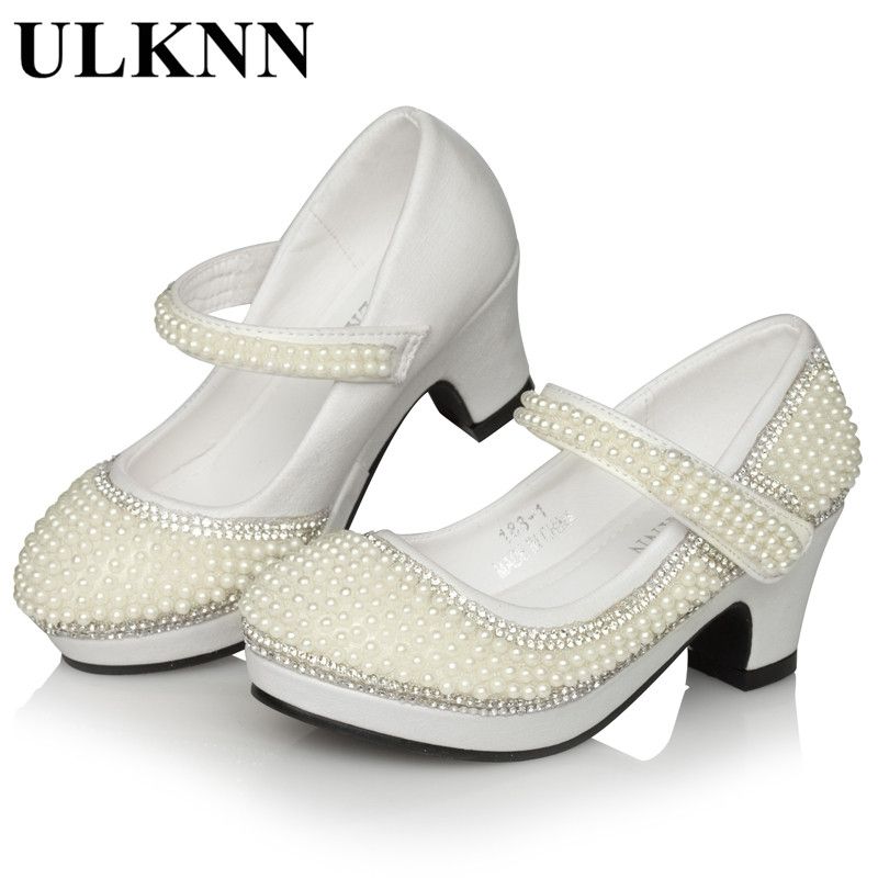 white high heels for kids