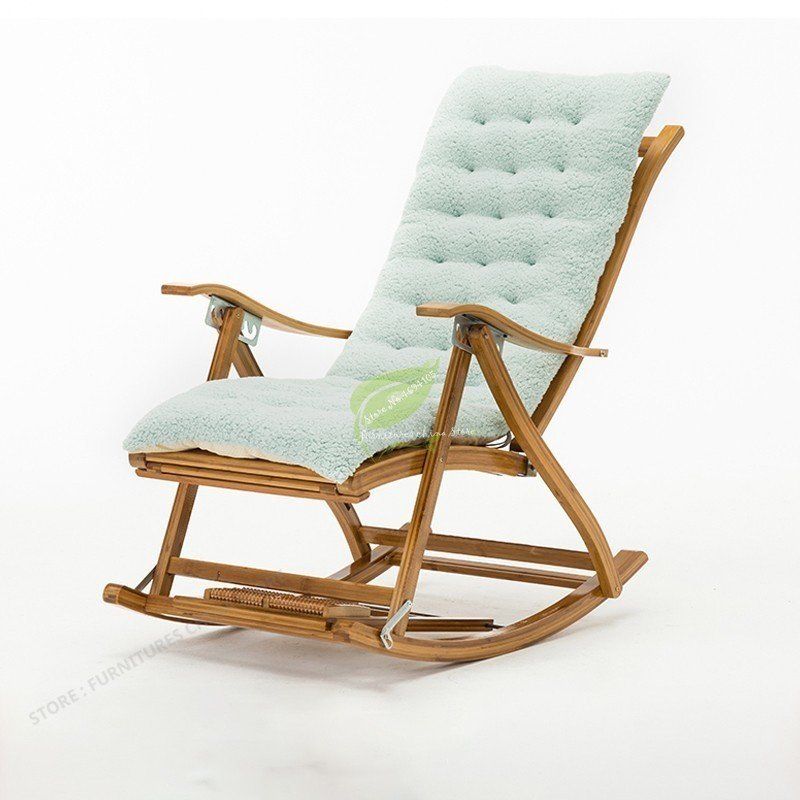 Recliner Rocking Chair Adult Folding Lunch Break Easy Living Room Napping Bed Home Balcony Leisure Old Bamboo C82s Camping Chairs With Footrest White Outdoor Furniture From Tangulasi 253 27 Dhgate Com