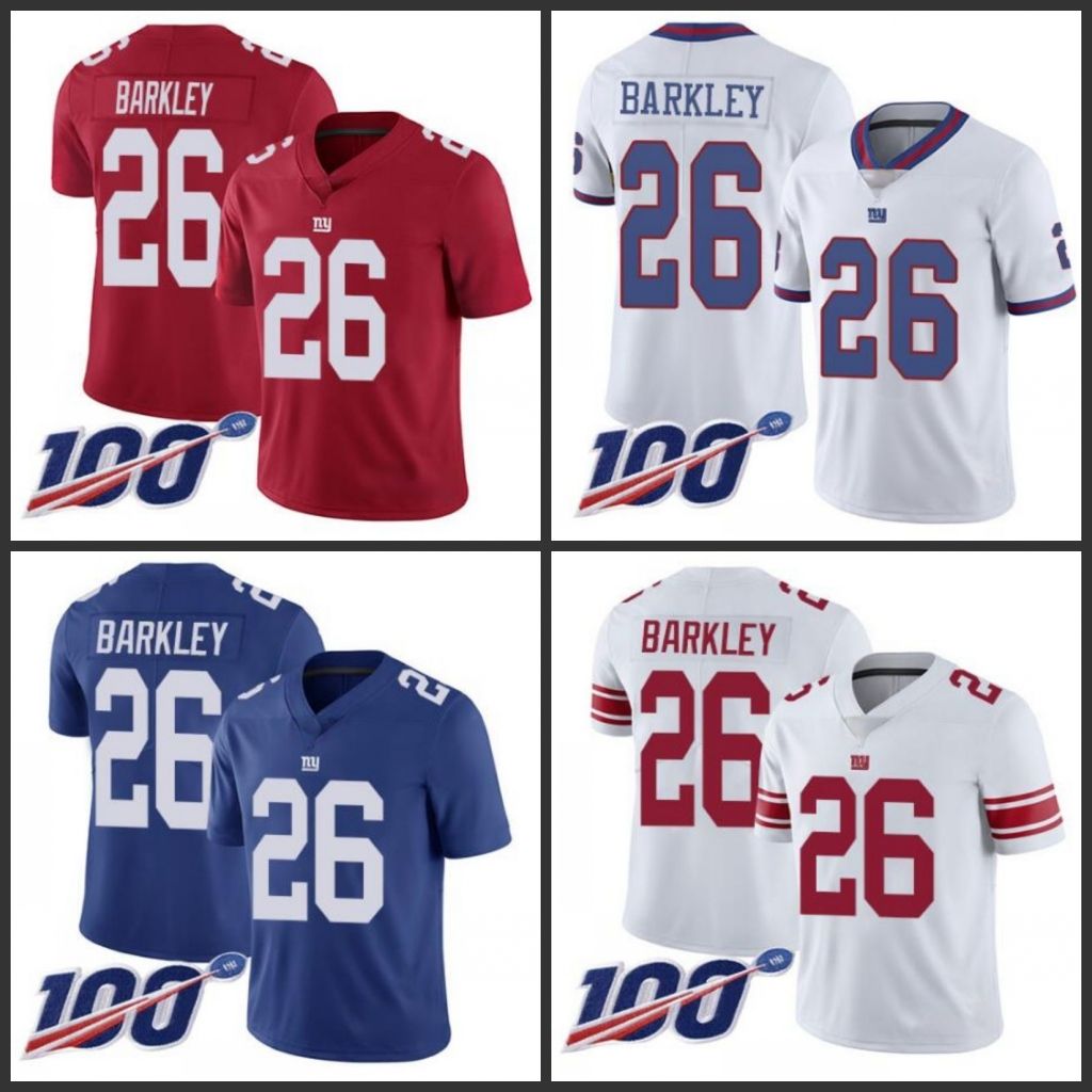 red saquon barkley jersey
