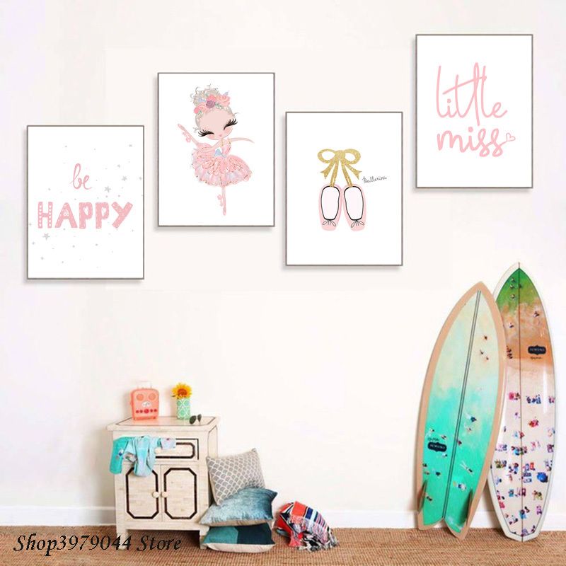 baby girl nursery canvas