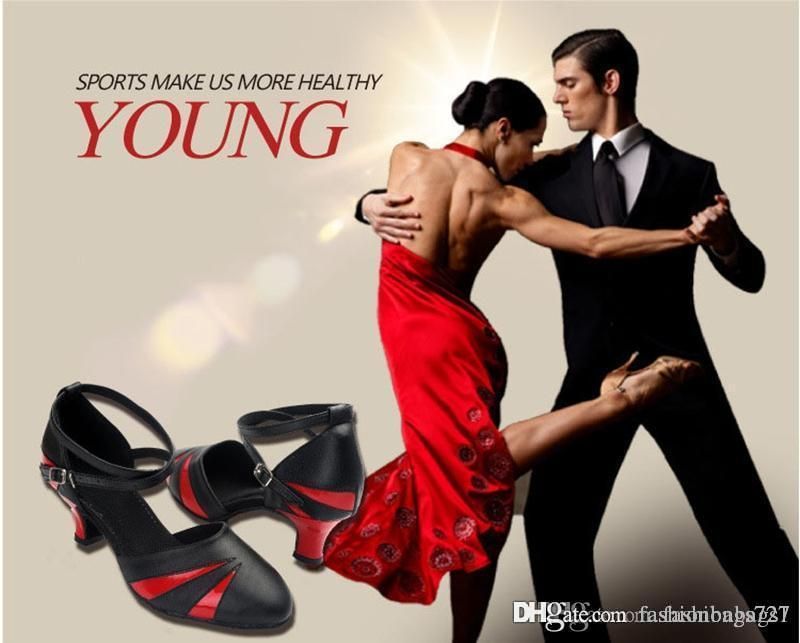 Discount Adult Latin Tango Womens Ballroom Indoor Dance Modern Ballroom Color Matching Dance Shoes Top Dance Online | DHgate.Com