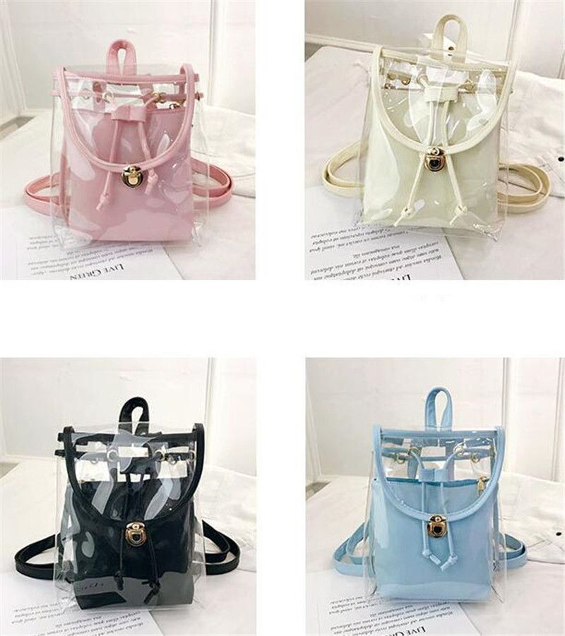 small clear backpack