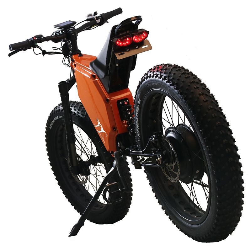 Boekhouding Vel Interactie 26 inch elektrische fiets sterke off-road berg volwassen 3.0 dikke band  fiets 72v5000w26a / 41.6a