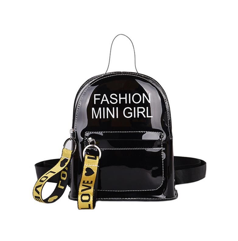 transparent small backpack