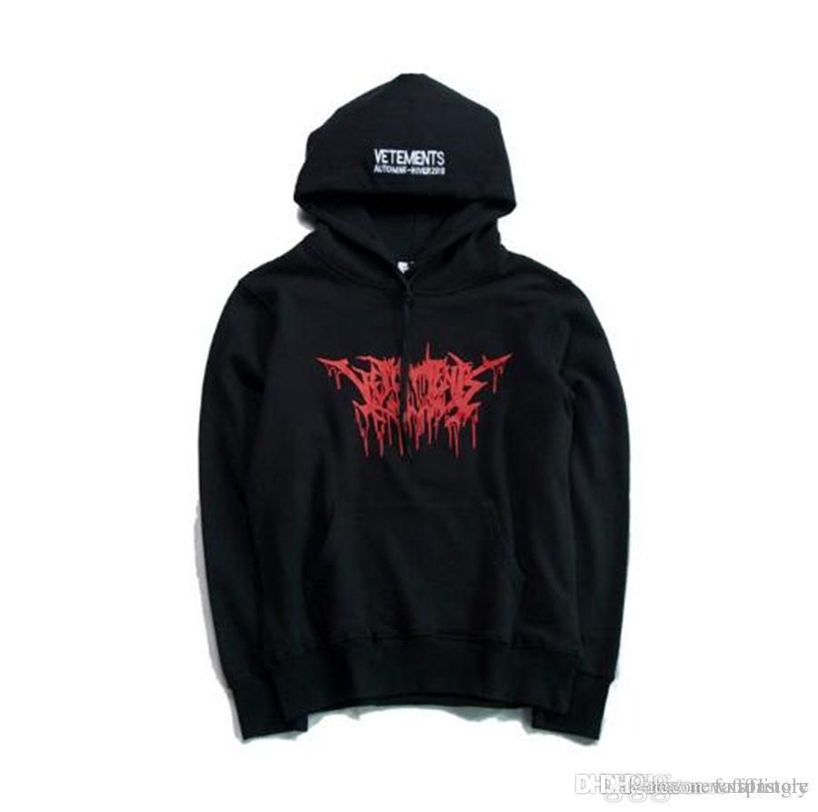 vetements hoodie metal